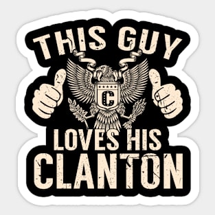 CLANTON Sticker